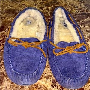 Ugg Navy Moccasins
